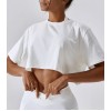 Спортивная футболка Crop T-shirt model 45 (Bianco) Спортивная футболка Crop T-shirt model 45 (Bianco)